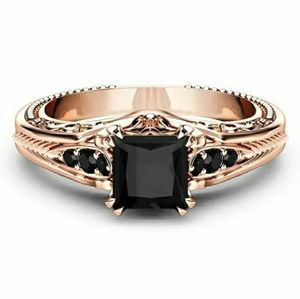 New Black Zirconia Ring